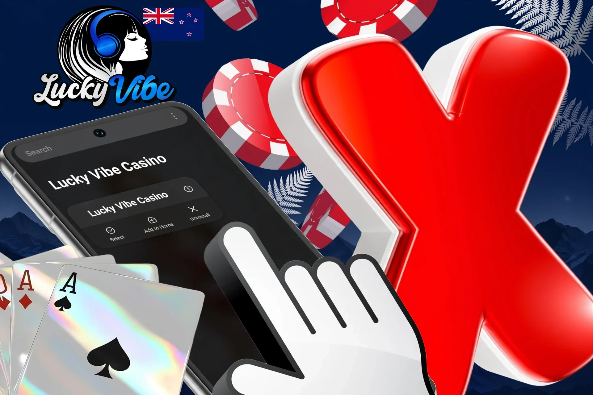 Description of Lucky Vibe Casino account deletion procedure via support service
