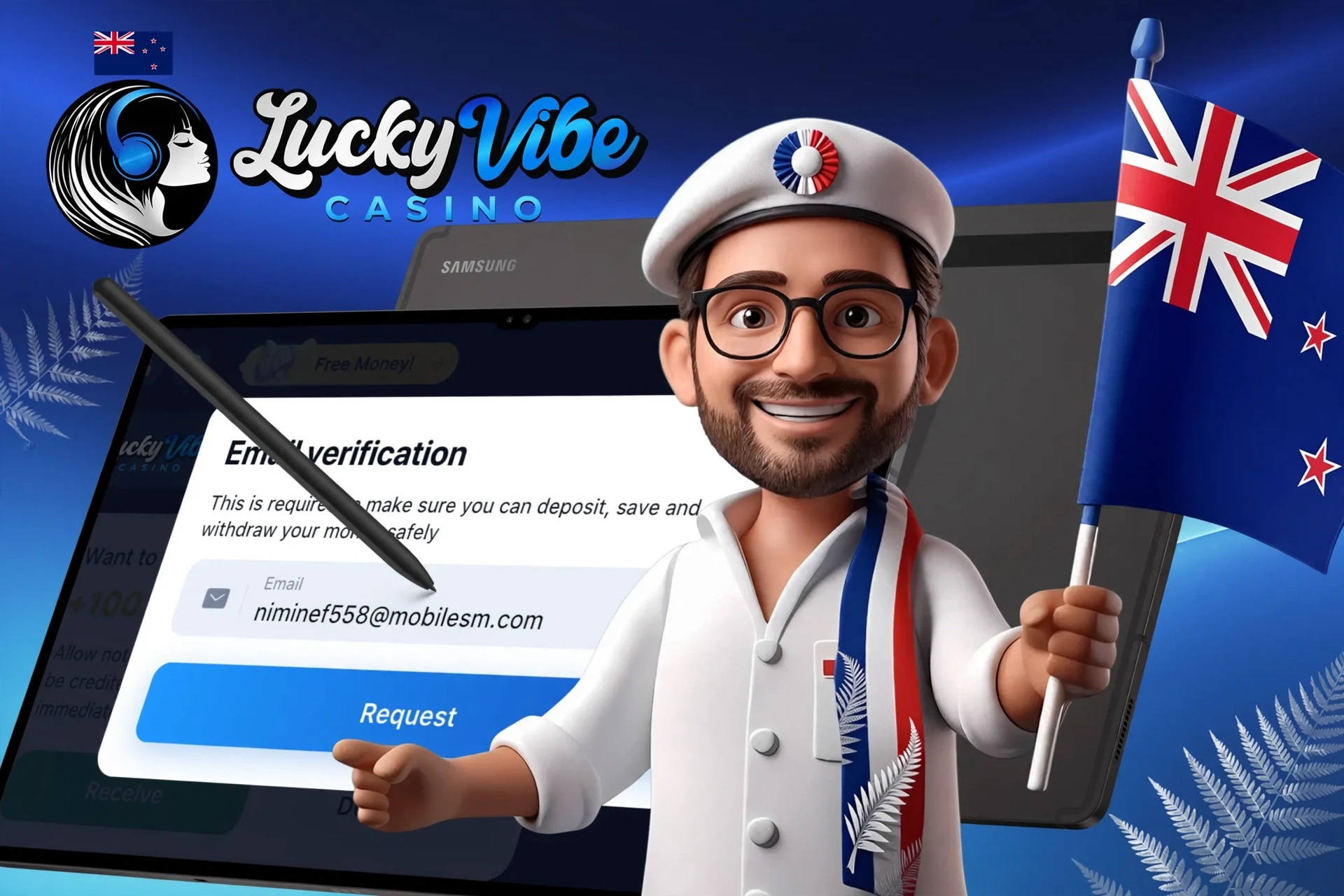 Details of the identity verification procedure on the Lucky Vibe Casino platform